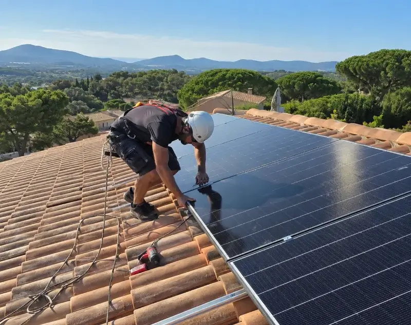 Installateur panneaux solaires Aussac — pose photovoltaïque sur toiture