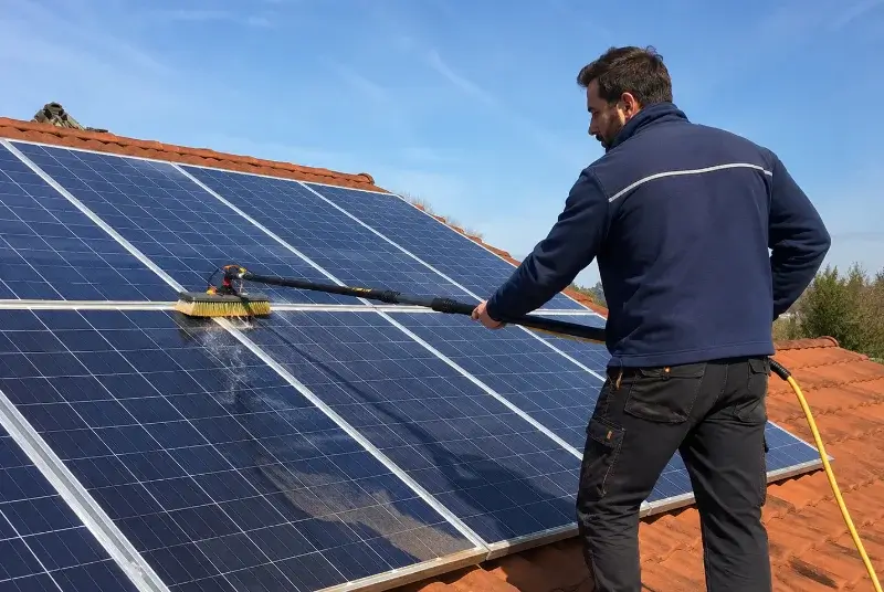 Nettoyage et entretien de panneaux solaires à Aussac